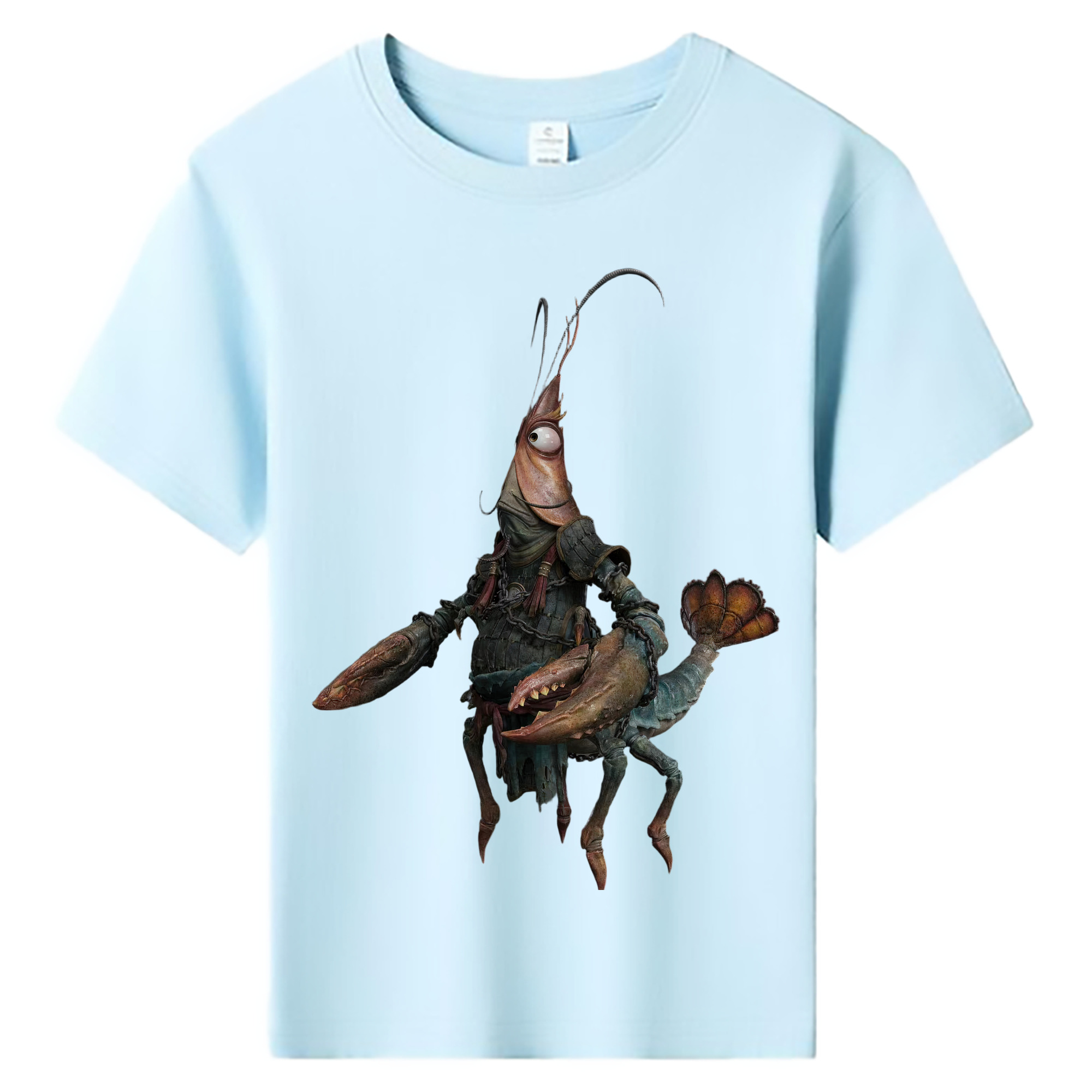 （画像用） Ne Zha 2 ナタ 魔童の大暴れ 綿100％キッズTシャツ（フロントプリント）